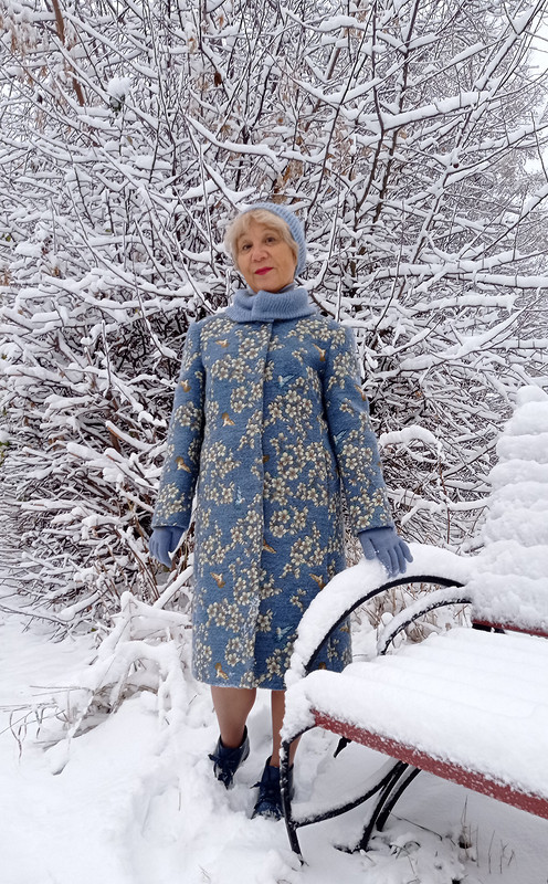 Утеплённое  пальто от Любовь Петровна