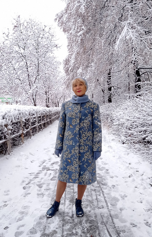 Утеплённое  пальто от Любовь Петровна