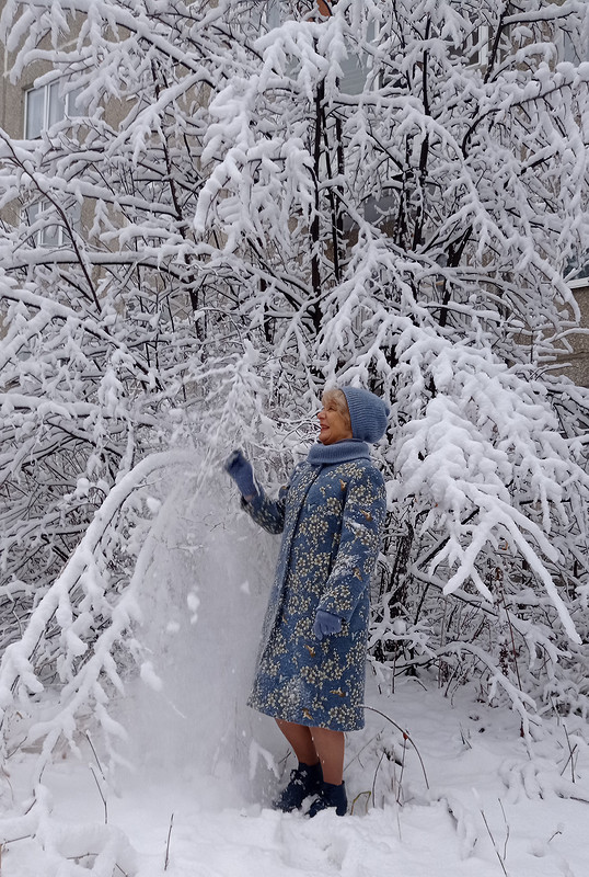 Утеплённое  пальто от Любовь Петровна