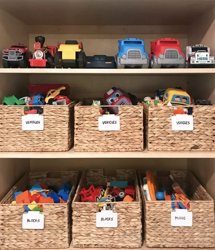 Как организовать хранение детских игрушек
