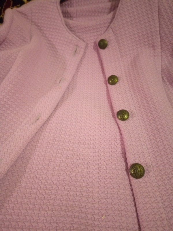 Розовый (или сиреневый?) костюмчик: юбка и жакет от MargaritaKv