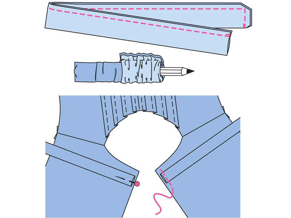 Как сшить платье с застроченными складками своими руками: пошаговый мастер-класс