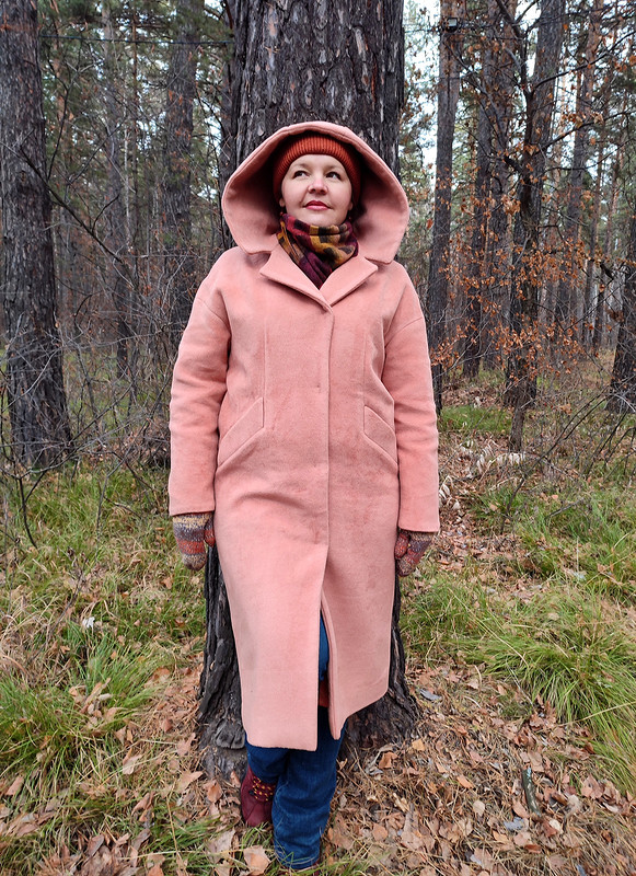 Пальто цвета фламинго от Любаева Светлана
