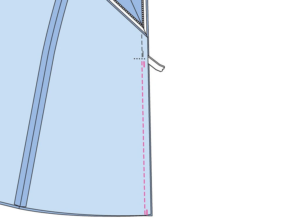 Asimetrik etekli bir elbiseyi kendi ellerinizle nasıl dikersiniz: adım adım ustalık sınıfı