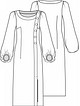 Асимметричное трикотажное платье №11 — выкройка из Knipmode Fashionstyle 1/2023