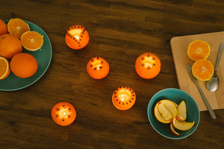 Как сделать свечи в апельсине: простой мастер-класс