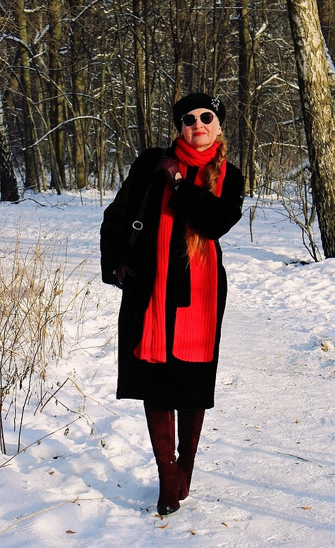 Пальто со скругленной кокеткой от SvetlanaART