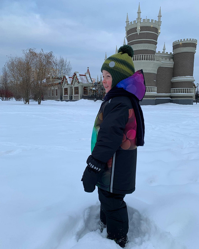 Костюм зимний для сына: куртка и полукомбинезон от Anna Vidineeva