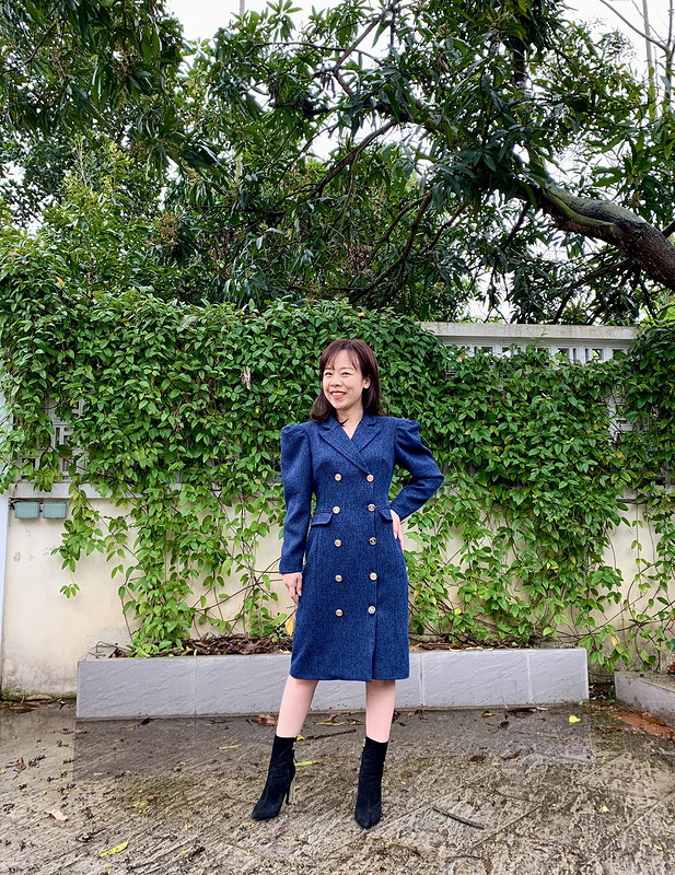 Платье-пальто «Vintage look» от Binh Ngo