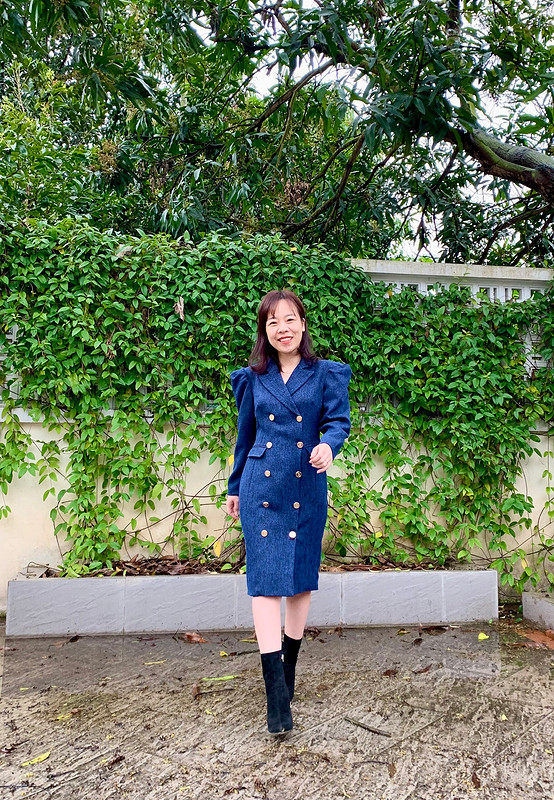 Платье-пальто «Vintage look» от Binh Ngo