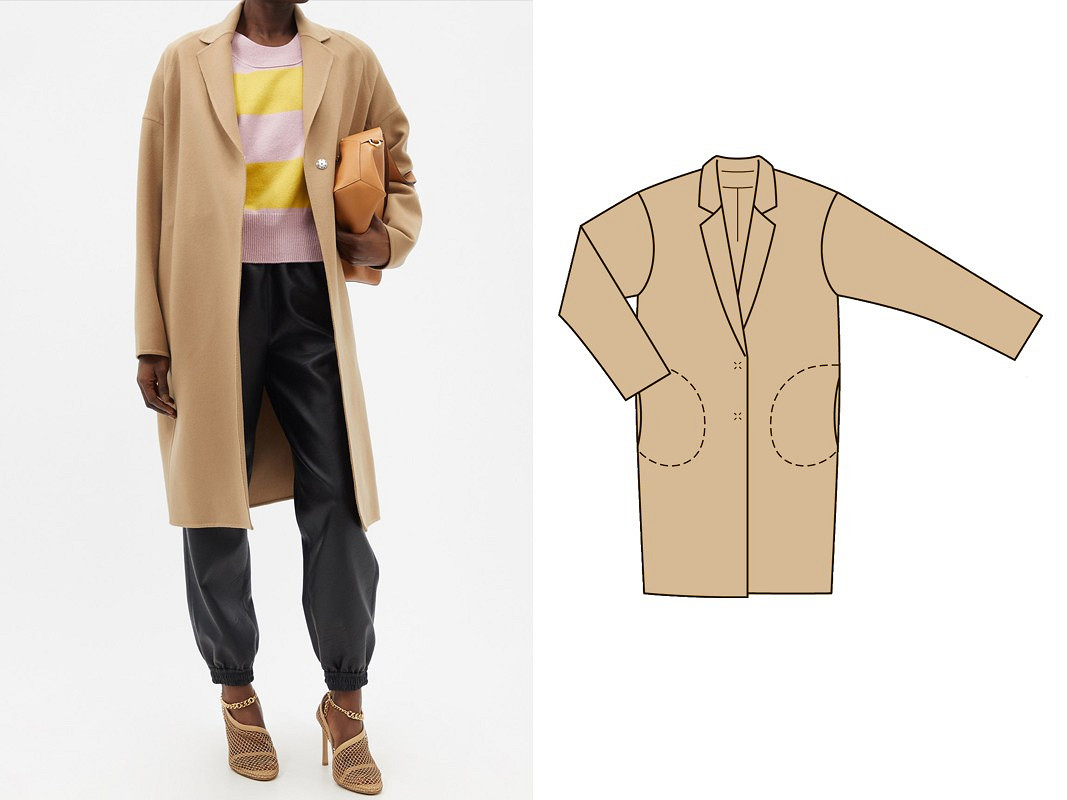 7 брендовых пальто на весну-2022, которые вы можете сшить своими руками