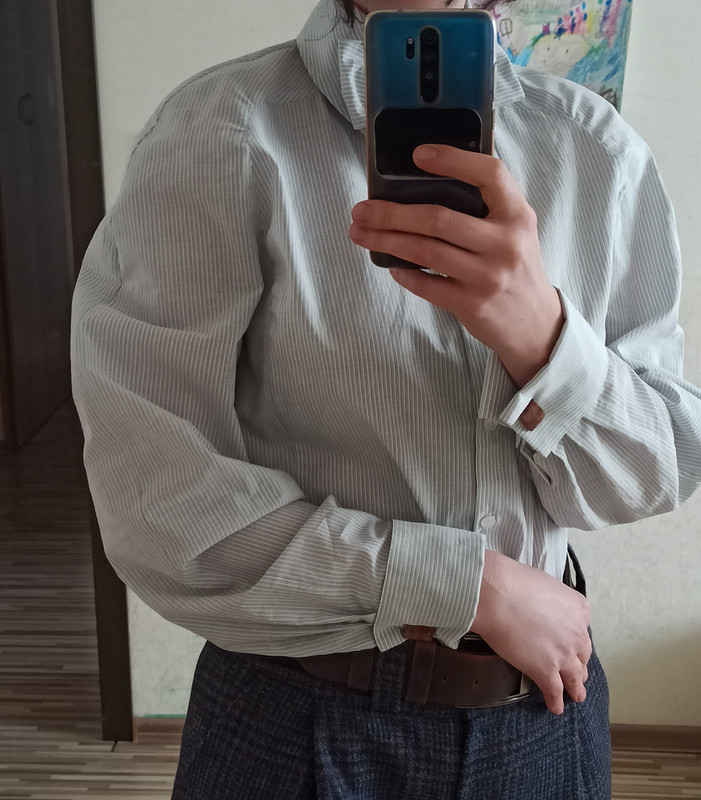 Рубашка по выкройке пальто от Ezhevika