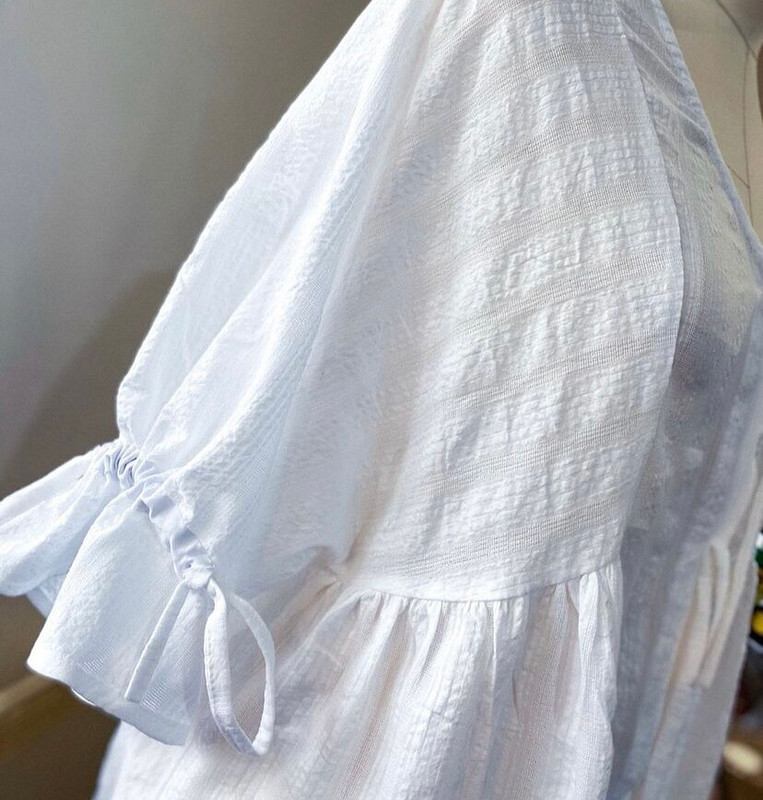 Блуза Белое Облако от @Sew_love_pray