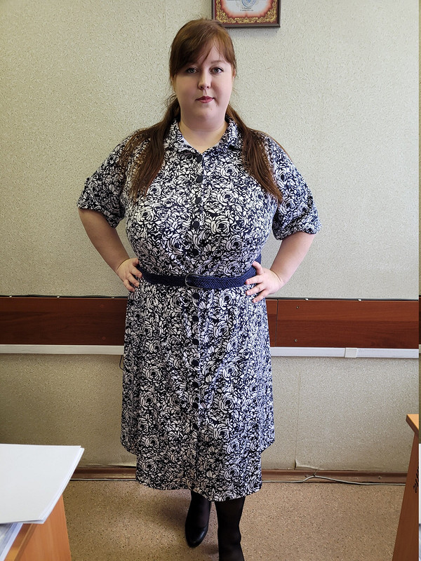 Платье рубашечного кроя от Евгения Соколова