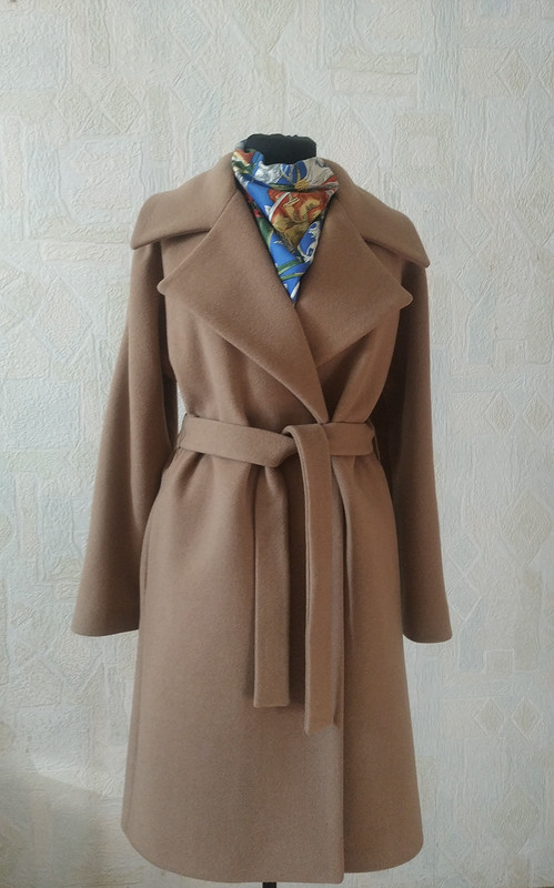 Пальто-халат цвета camel от Olga_2021