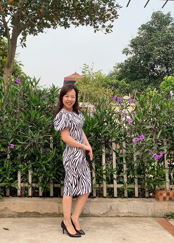 Платье «Zebra look» от Binh Ngo