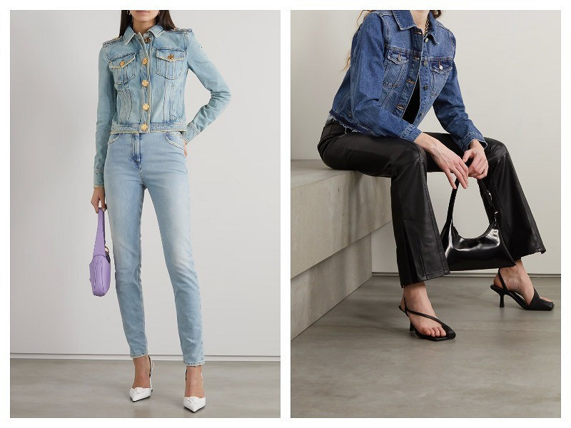 Модная джинсовая куртка 2023 ХИТ сезона: тенденции, 75 фото