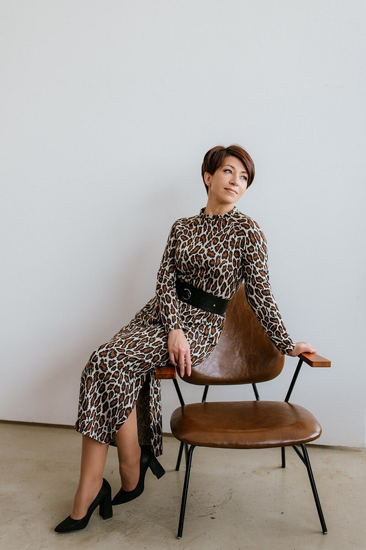 Леопардовое платье от Anna