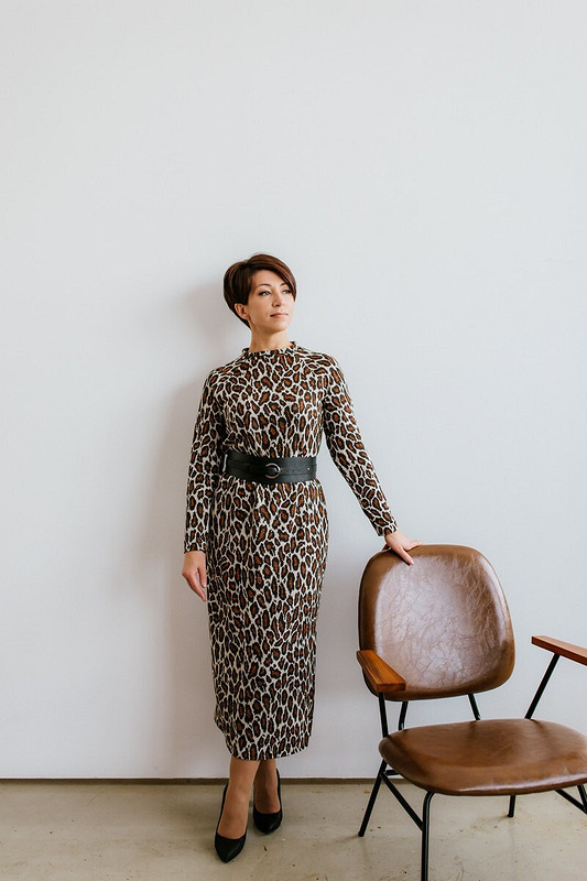 Леопардовое платье от Anna