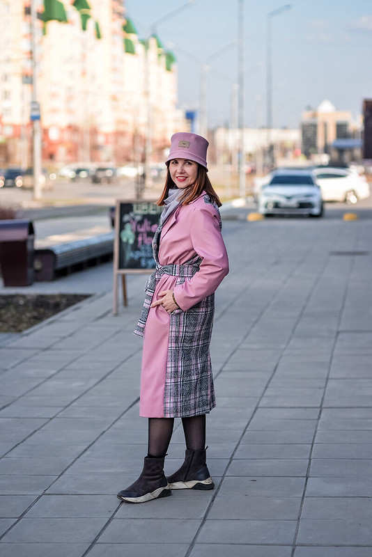 Пальто-тренч «Осень в розовом» от Ирина ВВ