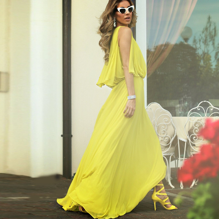 Zolla желтое платье 2022