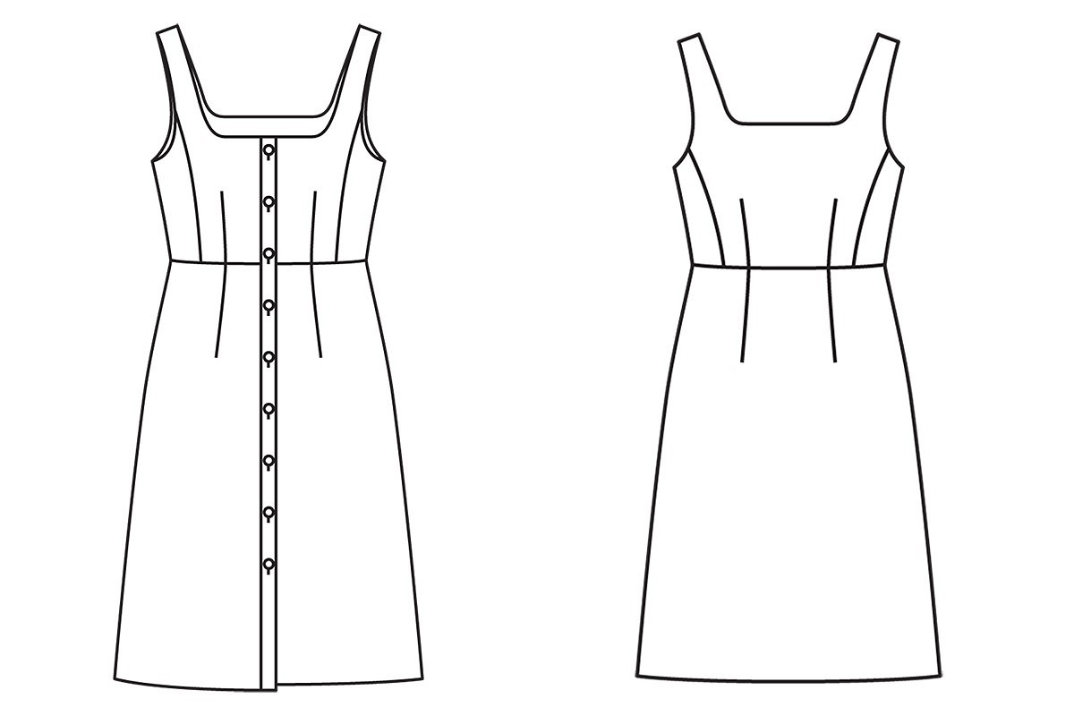 Выкройка Burda № — Трикотажное платье с драпировкой - Первая примерка