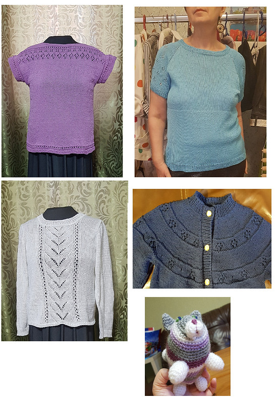 Две футболки, пуловер, кардиган и котик от SiyukhovaAminet