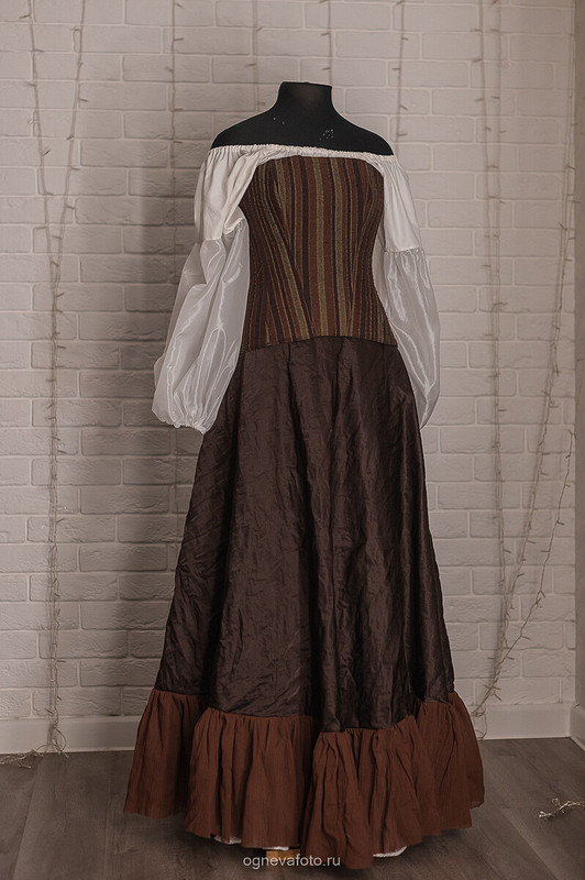 Наряд Стимпанк 2: блузка, юбка, жилет от Ксения Огнева