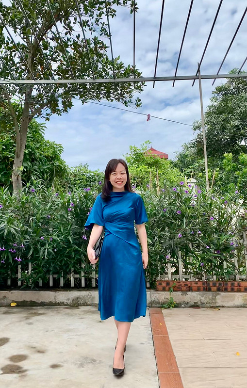 Платье «Elegant blue dress» от Binh Ngo