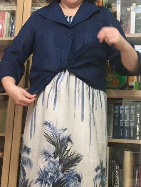 Льняное платье и рубашка от Panilena