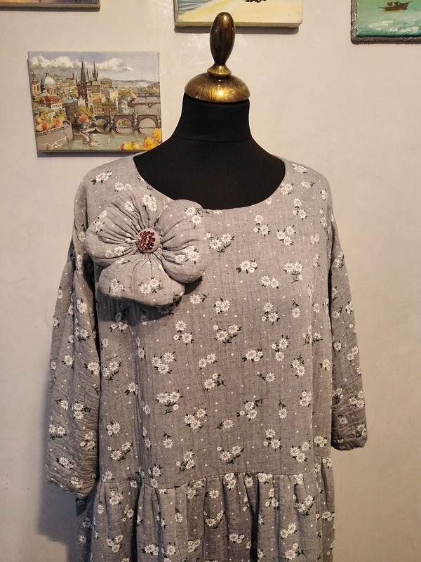 Платье в цветочек от rusinova