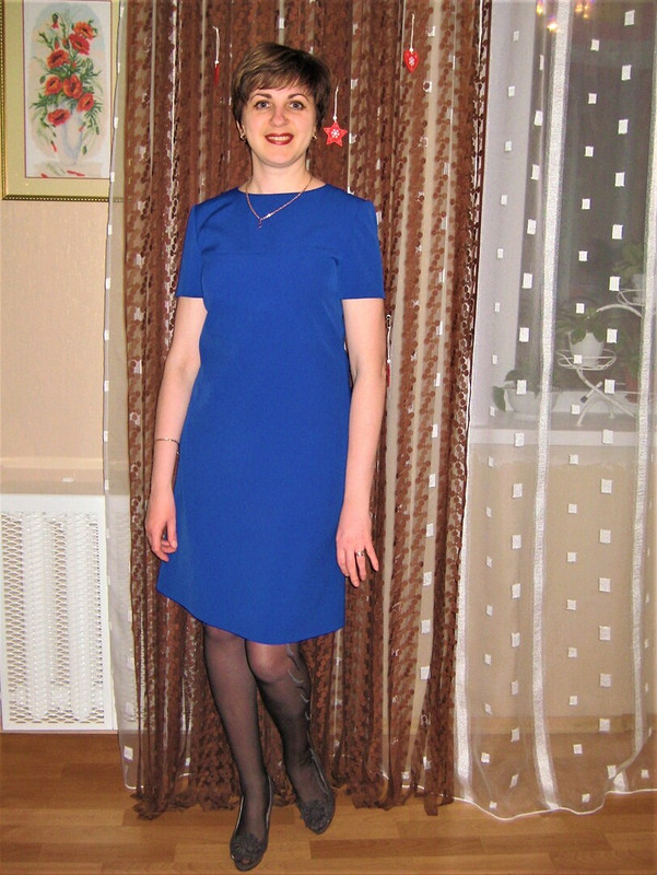 Синее платье от alla_alla