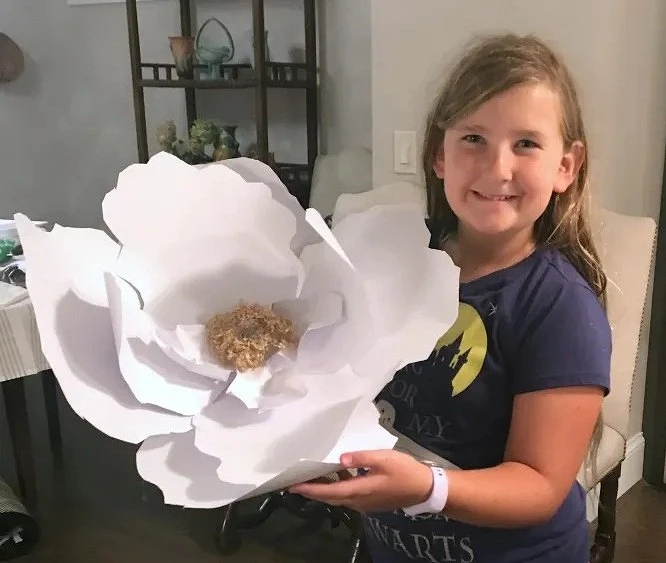 Как сделать большие бумажные цветы своими руками: мастер-класс