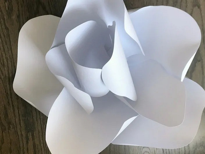 Простые оригами бумажных цветов