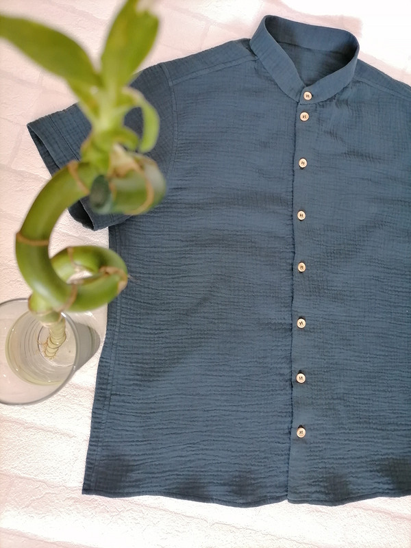 Мужская рубашка из муслина от Лизаветка