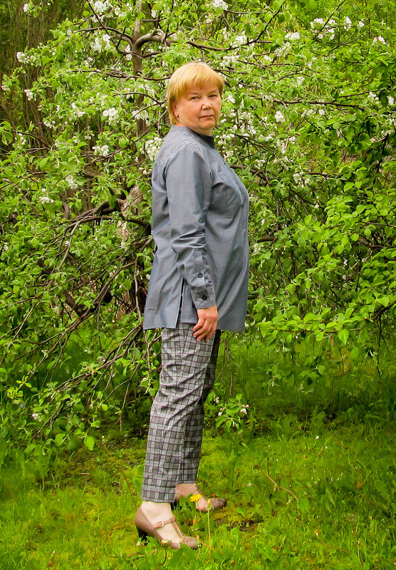 Рубашка с кружевом и двумя застежками (дубль 2) от Елена  arvovna