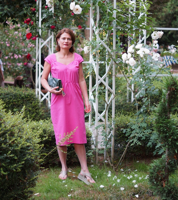 Платье-сарафан «Розовый фламинго» от olgapoluektova_style