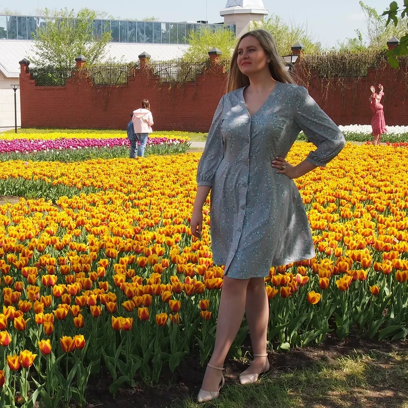 Платье в тюльпанах от Оксана Сыса СОК 