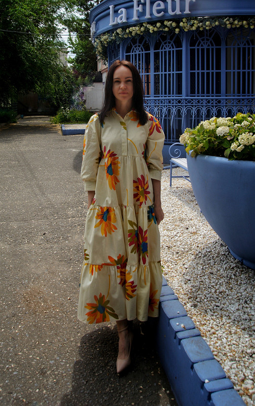 Платье из плотного хлопка от STATIVA1