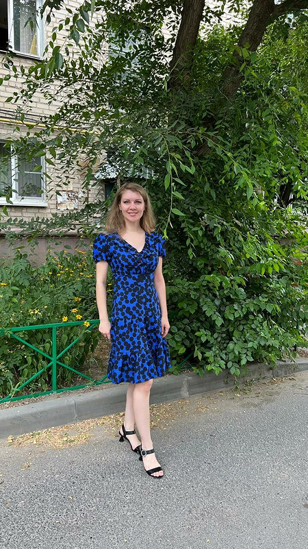 Платье с рюшами от Ксения Майорова