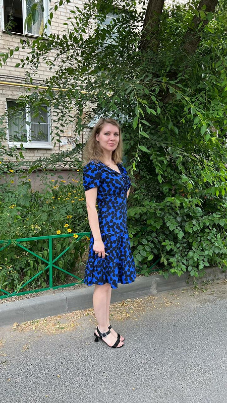 Платье с рюшами от Ксения Майорова