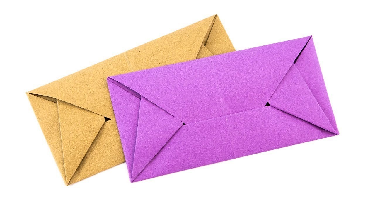 Как сделать из бумаги конверт для письма