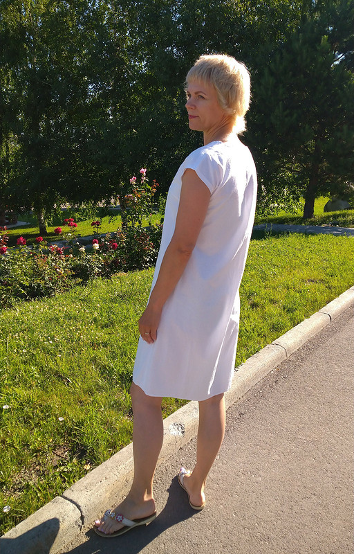 Платье от жары - белое от Наташа