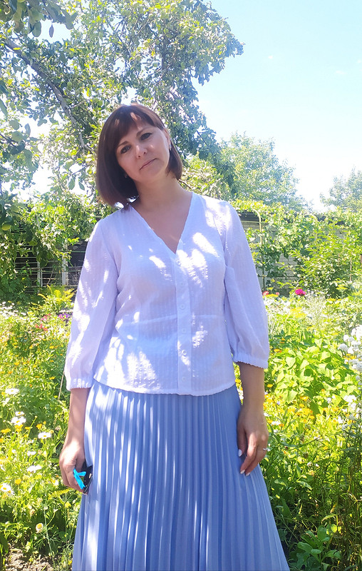 Блузка в крестьянском стиле от ELena Is