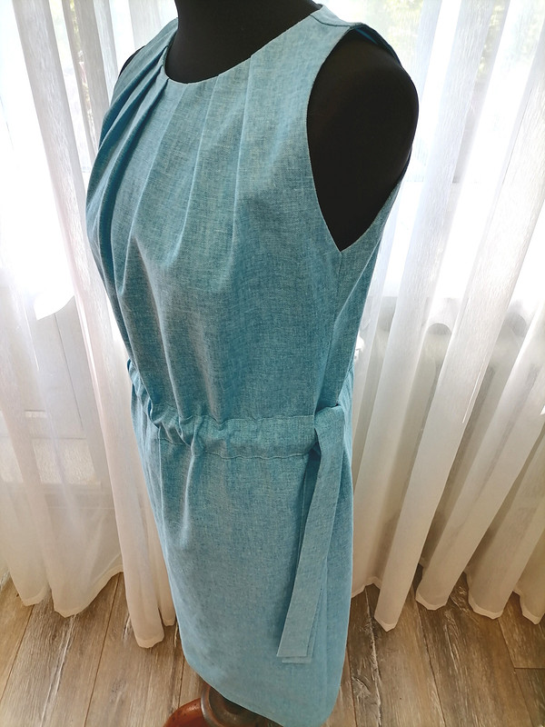Лаконичное льняное платье от ELENA     75