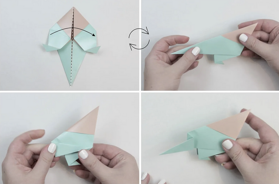 Голубь из модулей. Оригами голубь из бумаги – пошаговая инструкция. Три простых варианта
