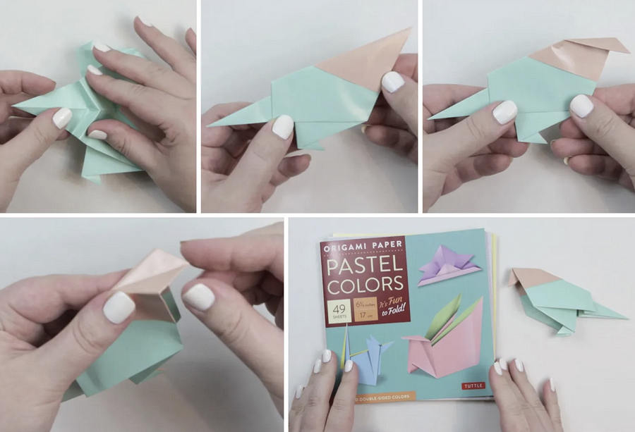 Как сделать голубя из бумаги: пошаговые инструкции + видео