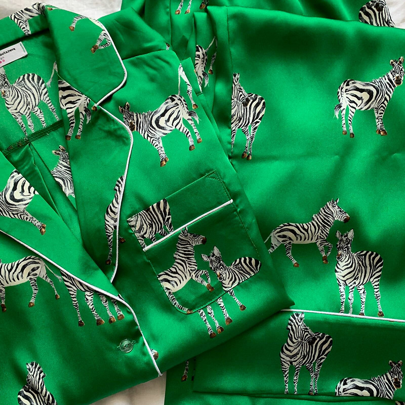 Шелковая пижама «Зебры» от JULIIA_CHE