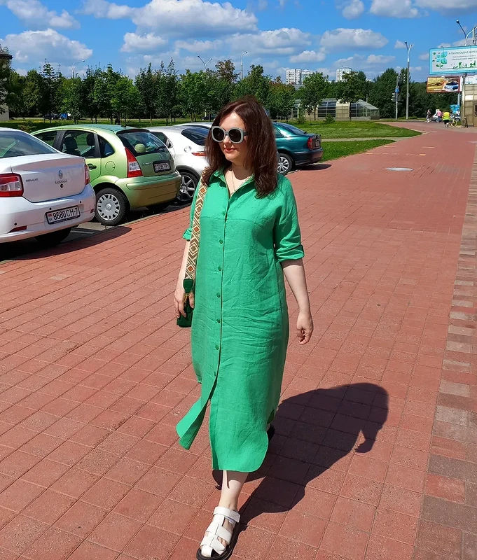 И снова платье-рубашка от y__neskladovae 
