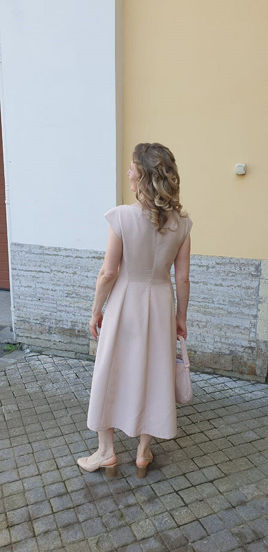Пудровое платье от LyudmilaAtroshkova